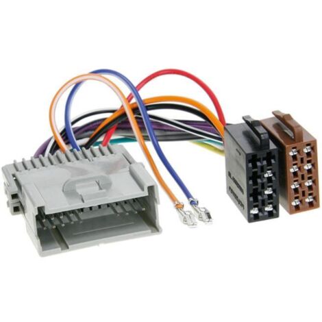 Fiches ISO Autoradio compatible avec HUMMER H2 03-08 H3 05-10 SANS AMPLI 4HP ISO