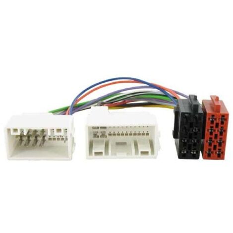 Fiches ISO Autoradio compatible avec HYUNDAI I45 2009+ IX35 2009+ H1 2010+ KIA 4HP ISO