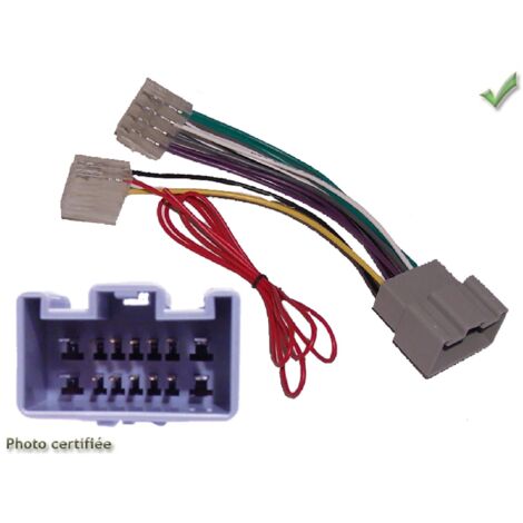 Fiches ISO Autoradio compatible avec VOLVO ap2004 -14 PINS-