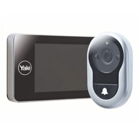 Fichet – Microviseur numérique Premium – Caméra infrarouge extérieure – Vision de nuit – Écran LCD 4.3' – Sonnette intégrée 80 dB