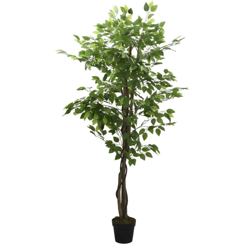 Vidaxl - Ficus artificiel 378 feuilles 80 cm vert