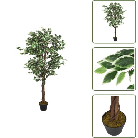 Ficus artificiel 630 feuilles 120 cm vert - Ficus Artificiel - Plante Artificielle - Décoration Intérieure - Plante Verte - Maison