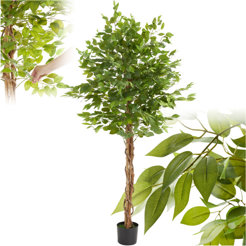 Tectake - Ficus artificiel fida à l'aspect naturel - 180 cm