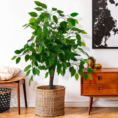 main image of "Ficus artificiel Hauteur 90 cm plante avec pot"