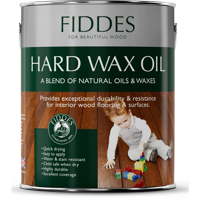 Hard Wax Oil - Clear - Matt 2.5 Litre - Fiddes