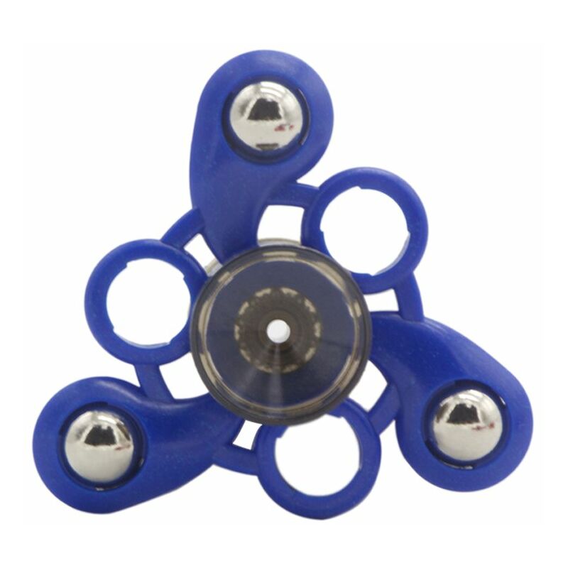 

Fidget Hand Tri Toy Anti-Ansiedad Spinner ultrarrapido y duradero Spinner portatil para matar el tiempo Alivia el estres TDAH Fidgety Autism,azul 3