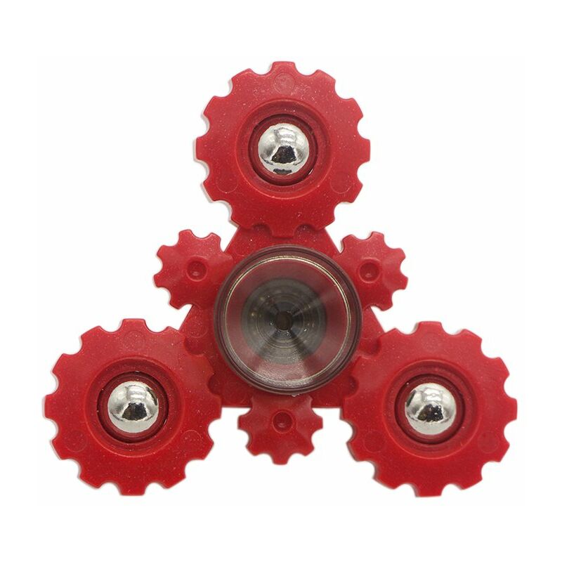 

Fidget Hand Tri Toy Anti-Ansiedad Spinner ultrarrapido y duradero Spinner portatil para matar el tiempo Alivia el estres TDAH Fidgety Autism,rojo 2