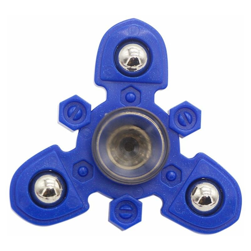 

Fidget Hand Tri Toy Anti-Ansiedad Spinner ultrarrapido y duradero Spinner portatil para matar el tiempo Alivia el estres TDAH Fidgety Autism,azul 1