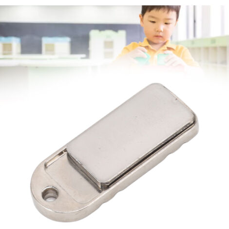 Fidget Slider Tactique Slide EDC Slider Mécanique Argenté Portable pour Adultes Anti-Stress Magnétique 60mm Aluminium