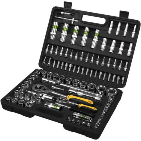 Fieldmann FDG 5001-108R Juego de llaves negro 108 piezas