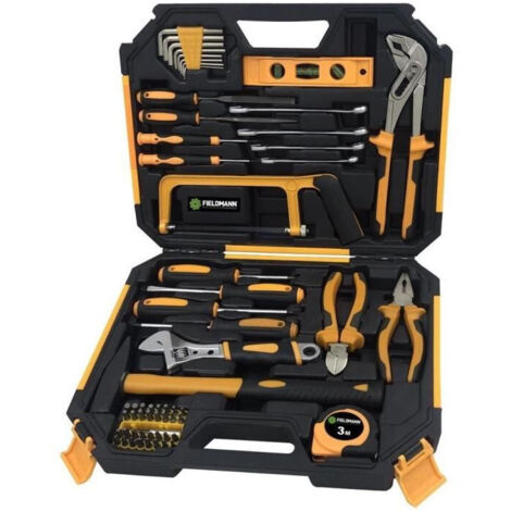 Fieldmann FDG 5014-66R Ensemble d'outils jaune 66 pièces
