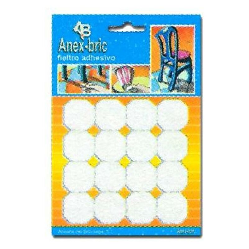 

fieltro 8560 adhes.16 cuadrados 21x21mm blanco - Mibricotienda