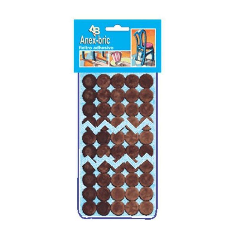 

fieltro 8901 adhes finstock rollo 1 metro con discosx17mm blanco - Mibricotienda