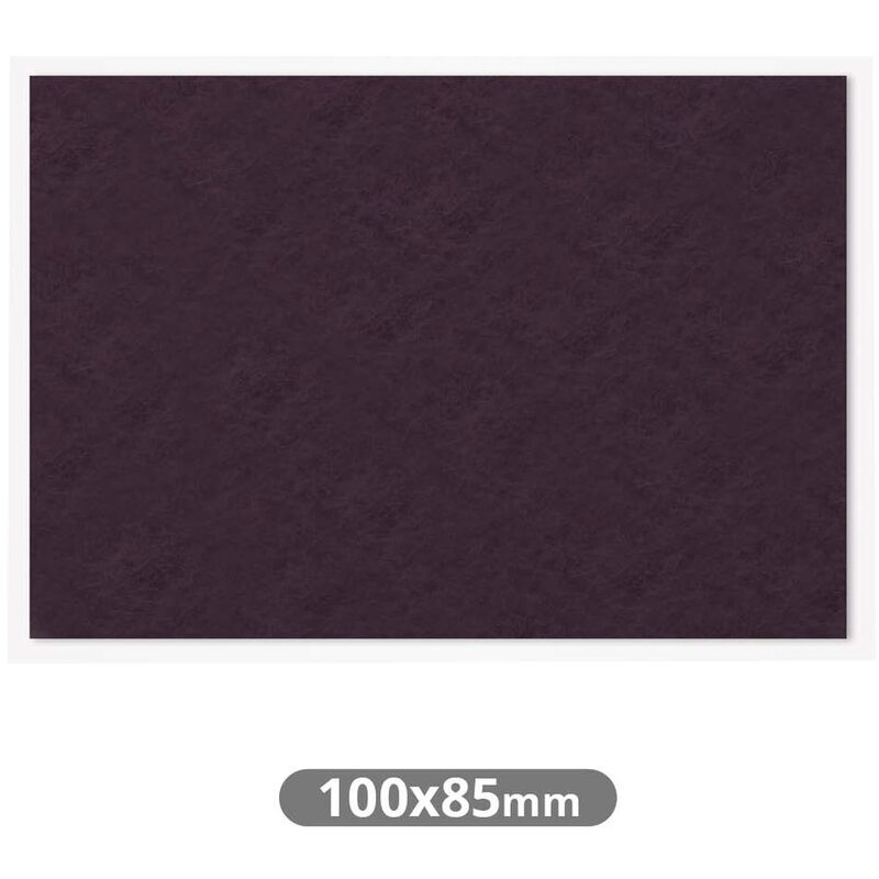 

Fieltro adhesivo cuadrado 100x85mm - Marron
