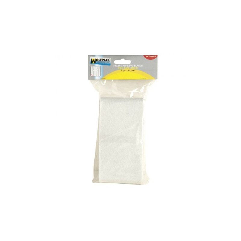 

Fieltro adhesivo 1m. x 85 mm. blister blanco