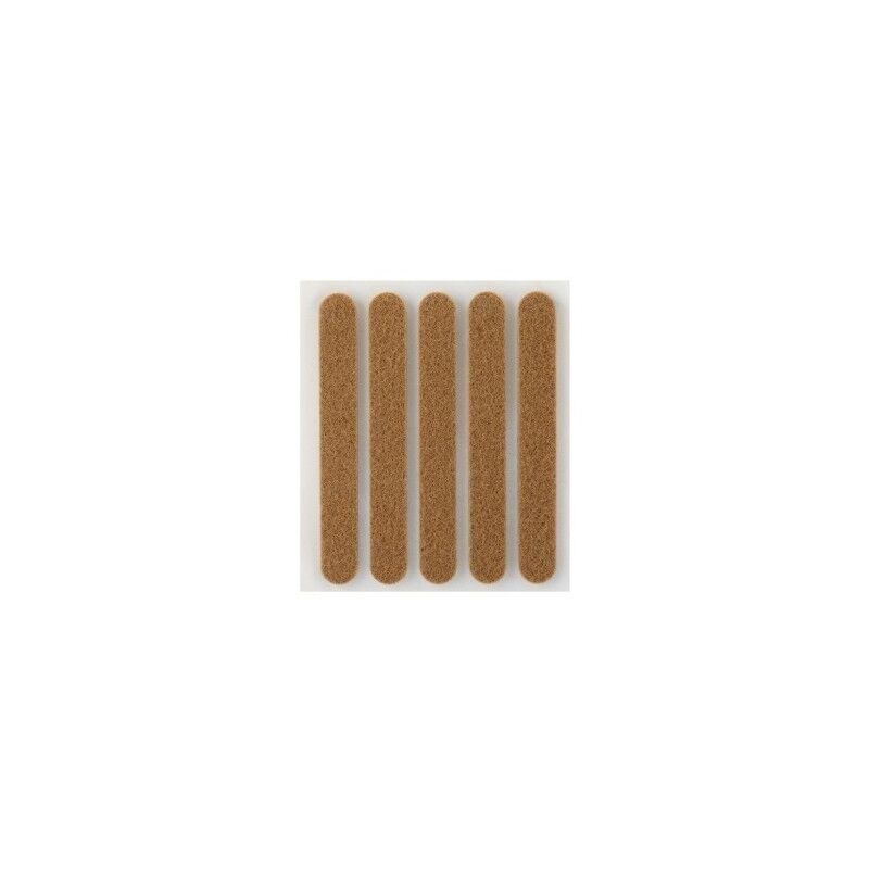 

Pack 5 fieltros marron sinteticos adhesivos 95x12mm plasfix - Inofix