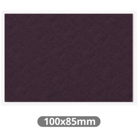 Fieltro adhesivo protector marrón 100x85mm