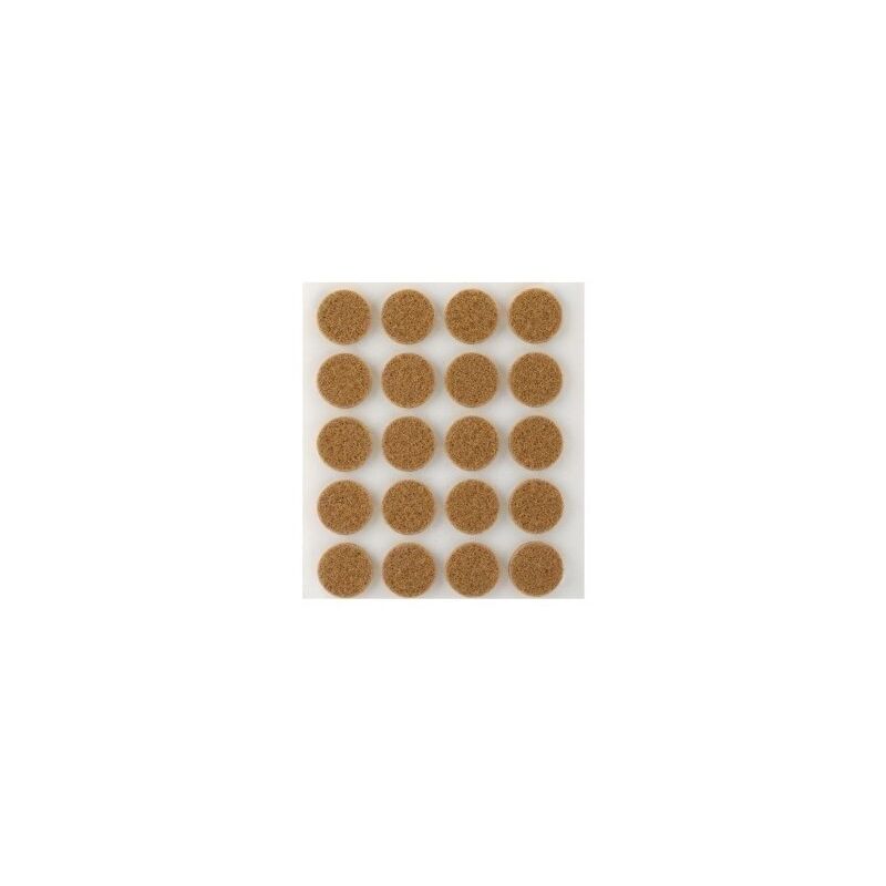 

Fieltro Proteccion Ø 17Mm Adhesivo Redondo Sintetico Marron - Inofix