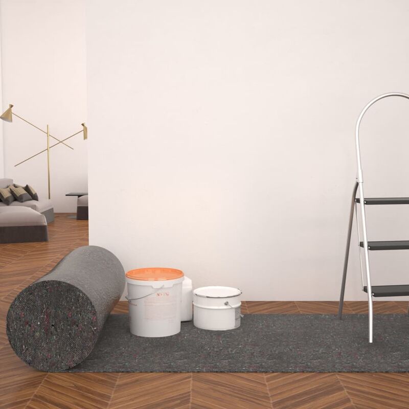 

Fieltro antideslizante de pintor 50 m 280 g/m² gris 2 unidades