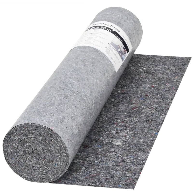 

Fieltro Antideslizante de Pintor Gris 50 m 280 g/m² - Gris - Vidaxl