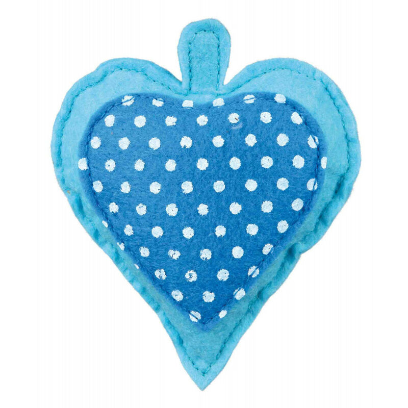 

Trixie - Fieltro del corazón con relleno de juguete de gato de valeriana, 11 cm