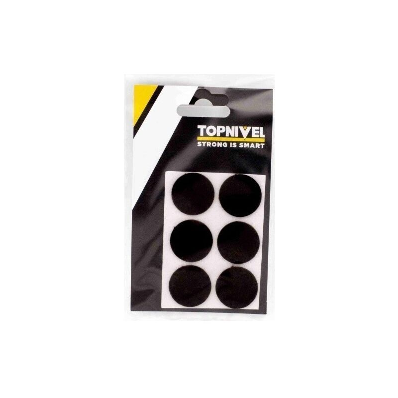 

Fieltro Proteccion 26Mm Adhesivo Redondo Marron 6 Pz - Nivel