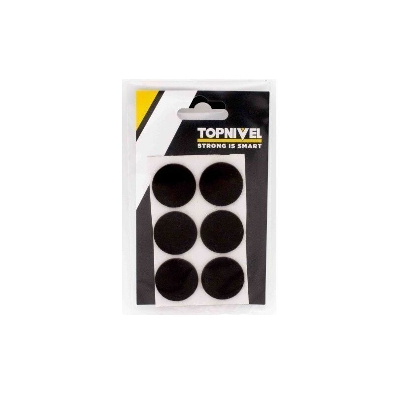 

Fieltro Proteccion 28Mm Adhesivo Redondo Marron 6 Pz - Nivel
