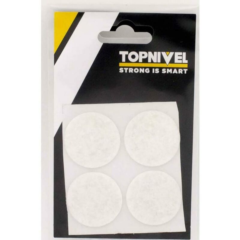 

Fieltro proteccion adhesivo redondo 34mm me blanco 4 pz nv107699 - Nivel