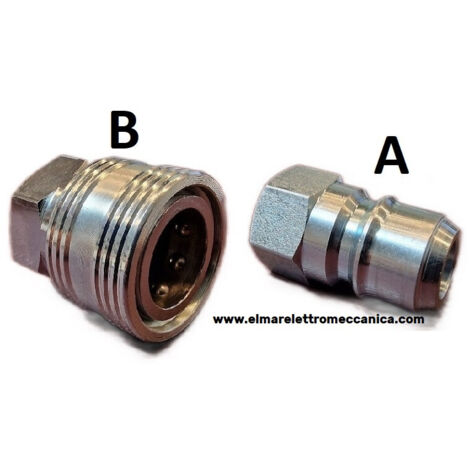 Fig. A 3/8" F Attacco rapido a sfere KTX199 idropulitrice