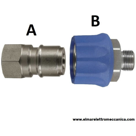 Fig. B 3/8" F Attacco rapido a sfere ST45/200 idropulitrice