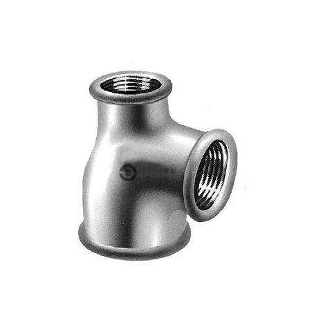 FIG.130R - Tee ridotto 3" x 1" x 3" ghisa malleabile zincata 13025A5A