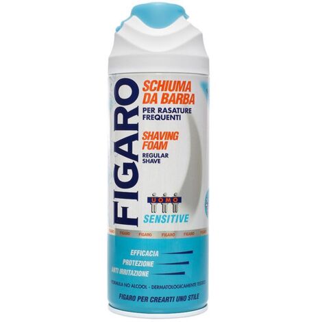 FIGARO UOMO SCHIUMA DA BARBA SENSITIVE 400 ML
