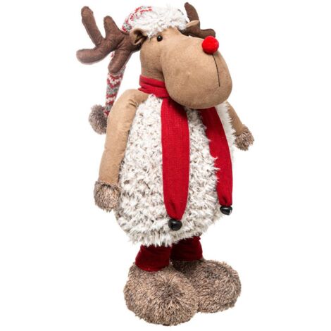 Figur Rentier Teleskop H 160cm - Feeric lights & christmas