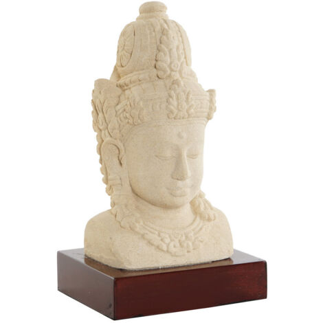 Figura Cemento 21X17X37 Busto Deidad Javanesa Sob