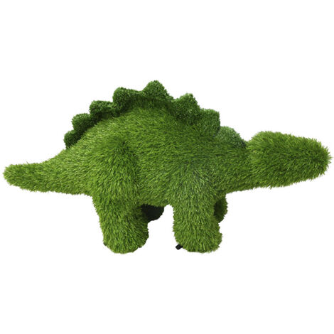 Figura de Césped Artificial Dinosaurio Stegosaurus 24x80x40 cm para Decoración  Ideal para Jardín, Terraza y Hogar