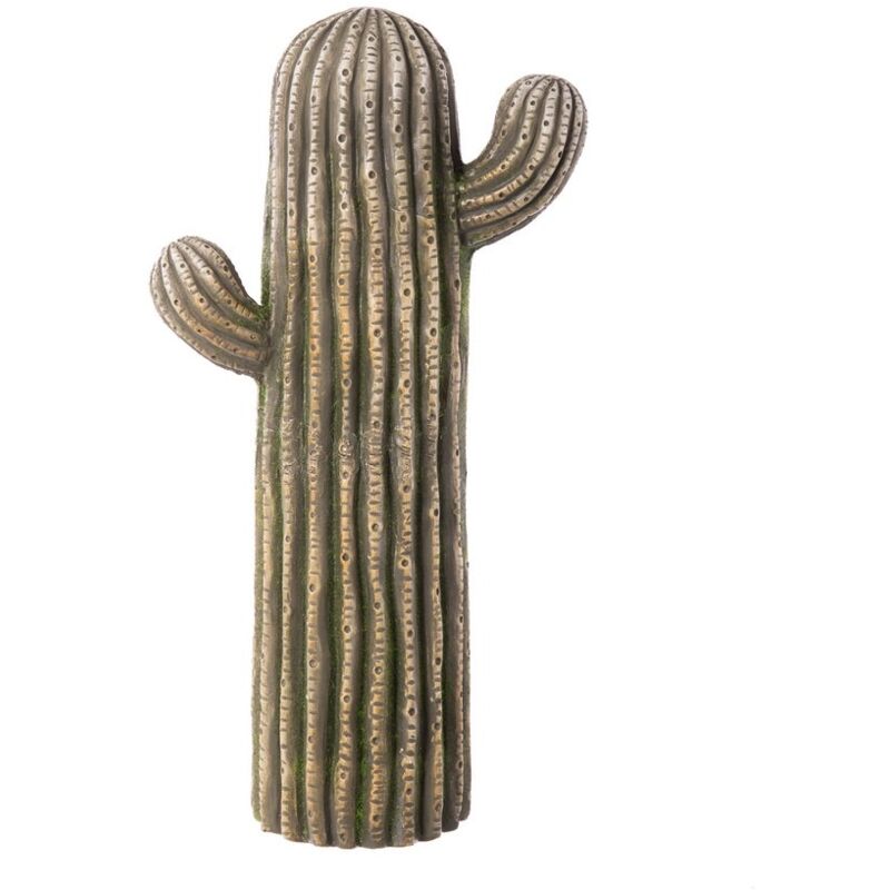 

Figura de jardín de cactus de magnesia verde de 14x25x47 cm