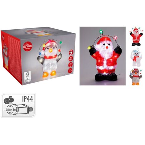 Figura de navidad, acrílica, modelos variados