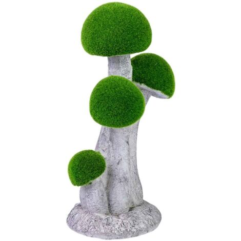 Figura decoración de metal setas 29x22.5x54h cm