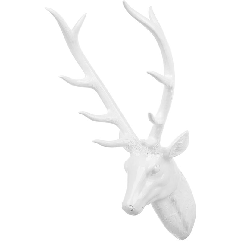 

Figura decorativa blanca DEER HEAD