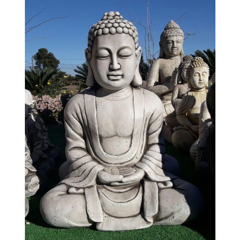 

Figura buda éxito 61x32x78cm. de hormigón-piedra para el jardín