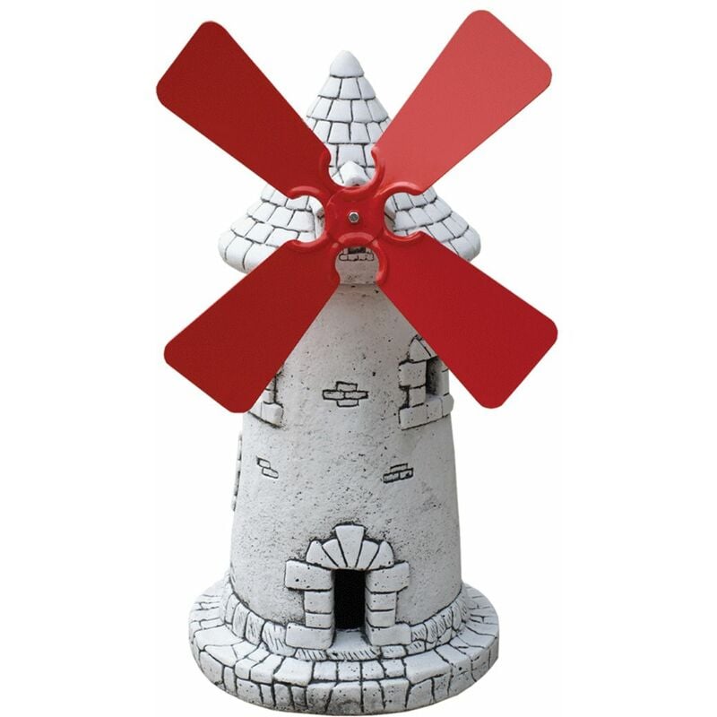 

Anaparra - Figura de Molino en Hormigón-piedra para el jardín exterior 36x72cm.