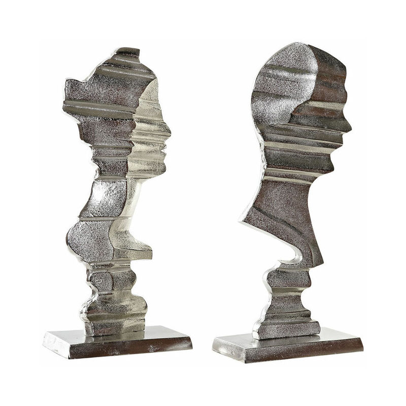 

Figura Decorativa DKD Home Decor Aluminio (2 pcs) (22.5 x 12.5 x 52 cm)