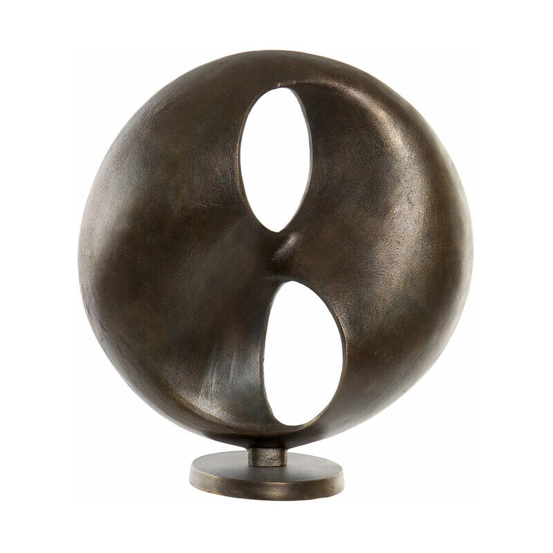 

Figura Decorativa DKD Home Decor Aluminio Círculos Acabado envejecido (46 x 10.5 x 48 cm)