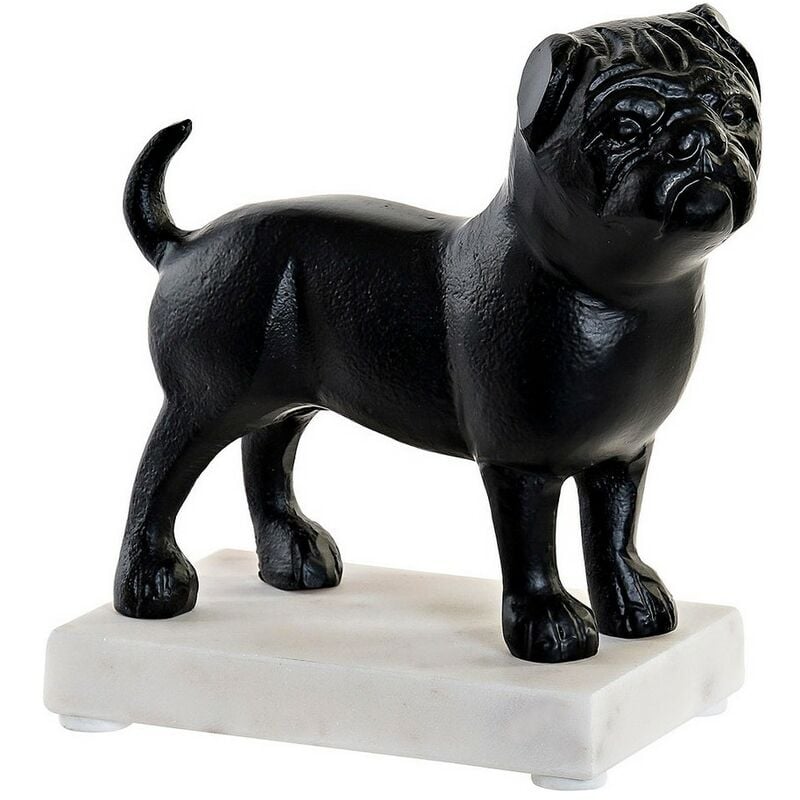 

Figura Decorativa DKD Home Decor Aluminio Mármol Perro (18 x 10 x 20 cm)