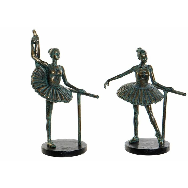 

Figura Decorativa DKD Home Decor Bailarina Ballet Resina (2 pcs) (15 x 11 x 22 cm)