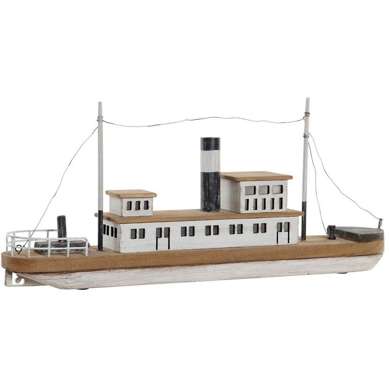 

Figura Decorativa DKD Home Decor Barco Madera de Paulonia (59 x 10 x 26 cm)