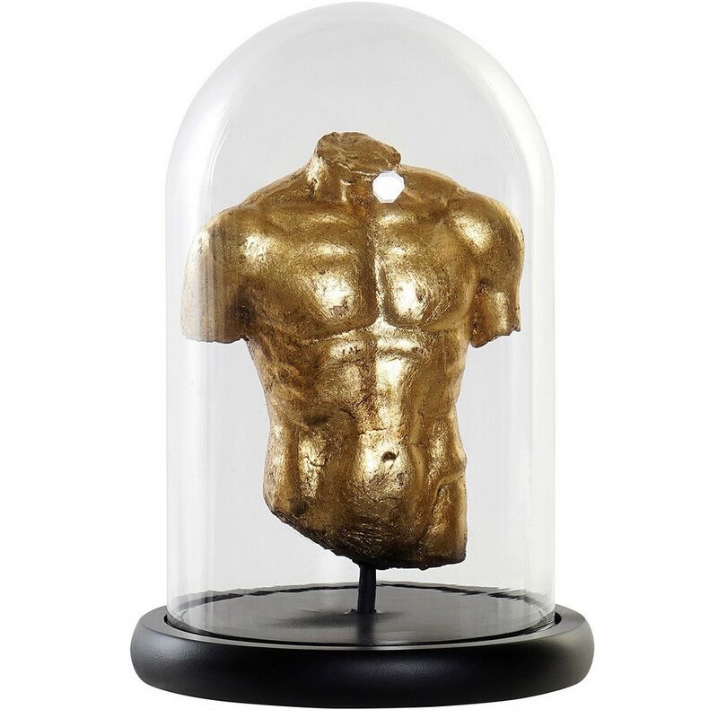

Figura Decorativa DKD Home Decor Busto Dorado Resina Madera MDF (17 x 17 x 26 cm)