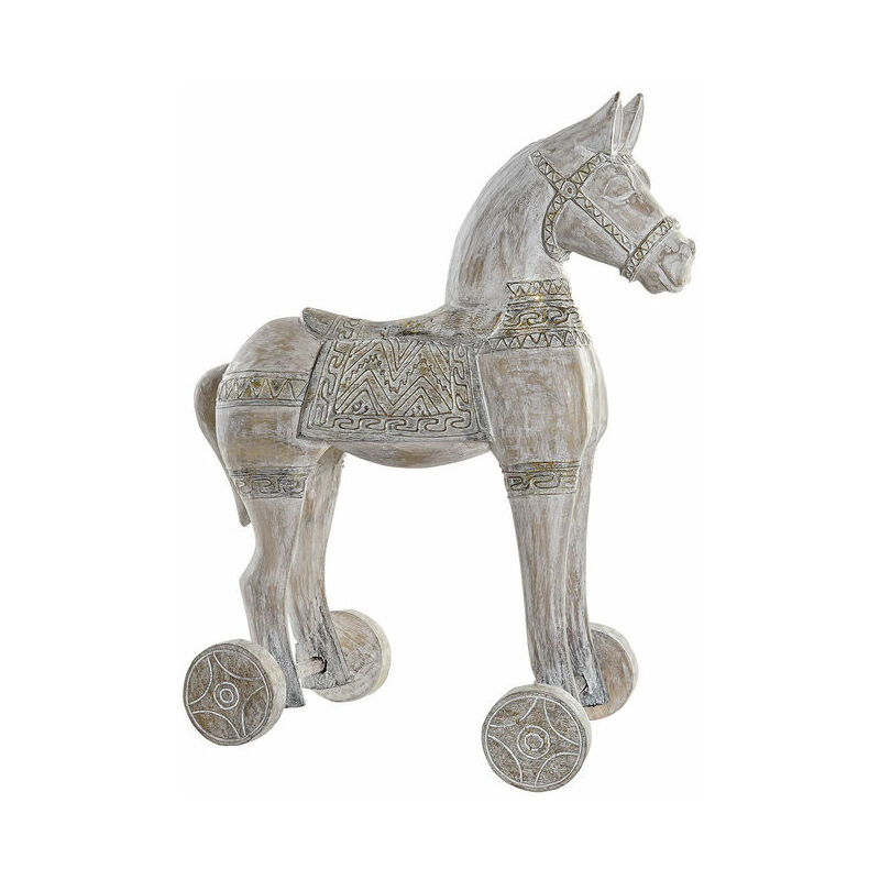 

Figura decorativa dkd home decor caballo hierro acabado envejecido (42 x 22 x 49 cm) Rogal