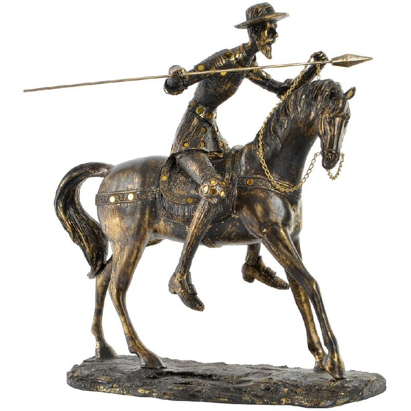 

Figura Decorativa DKD Home Decor Don Quijote Resina (36 x 19 x 39 cm)