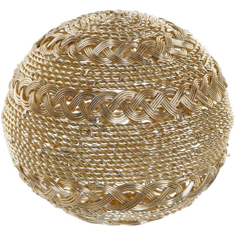

Figura Decorativa DKD Home Decor Esfera Dorado Hierro (15 x 15 x 15 cm)
